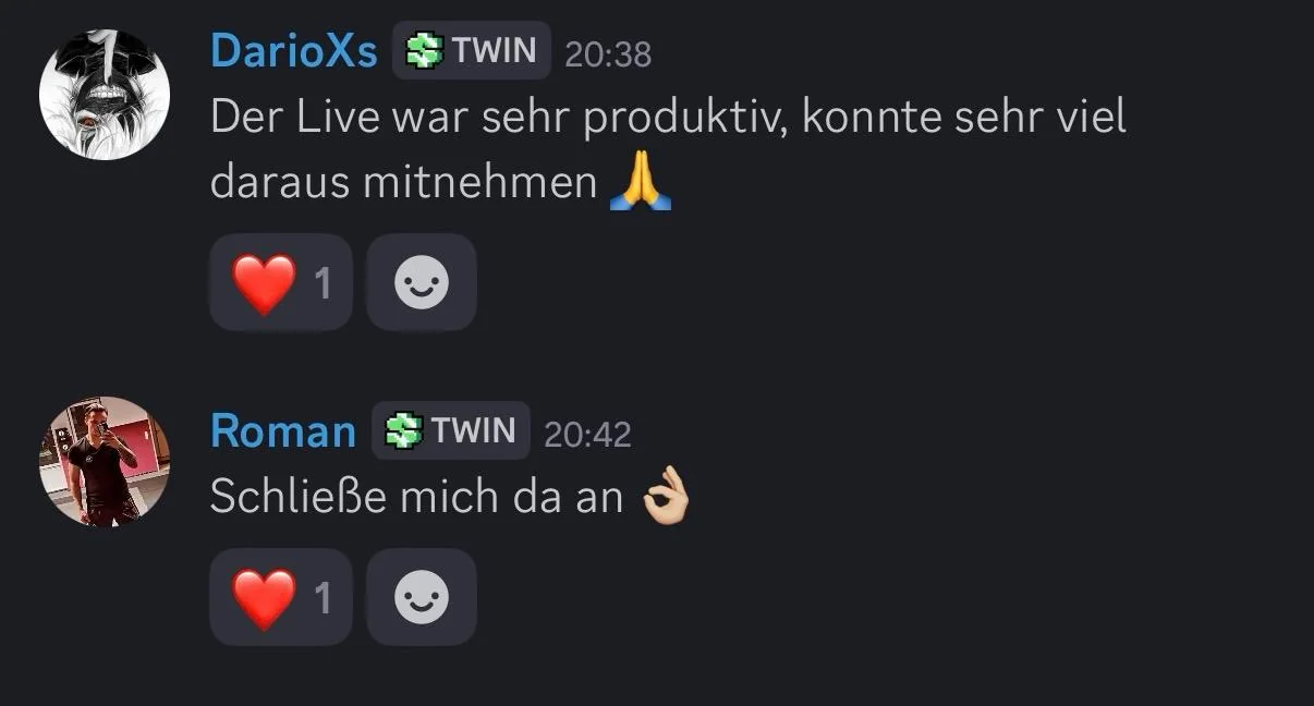 TwinTrading member testimonial